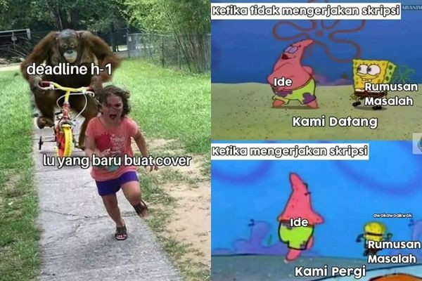 10 Meme Lika Liku Nyusun Skripsi Buat Mahasiswa Akhir