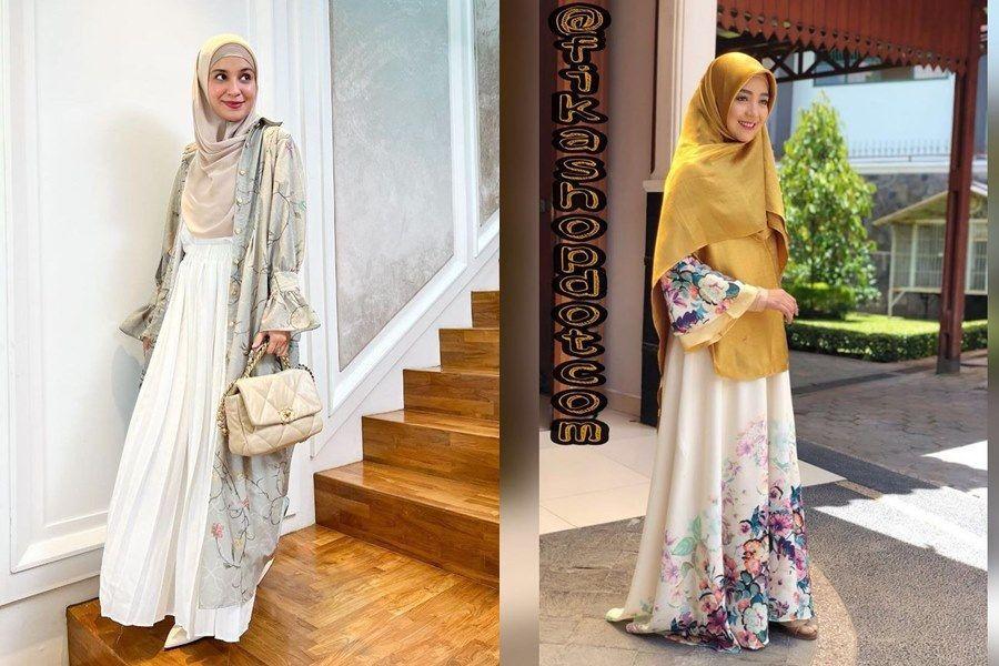 Adu Gaya Kondangan Hijab Shireen Sungkar Vs Nuri Maulida