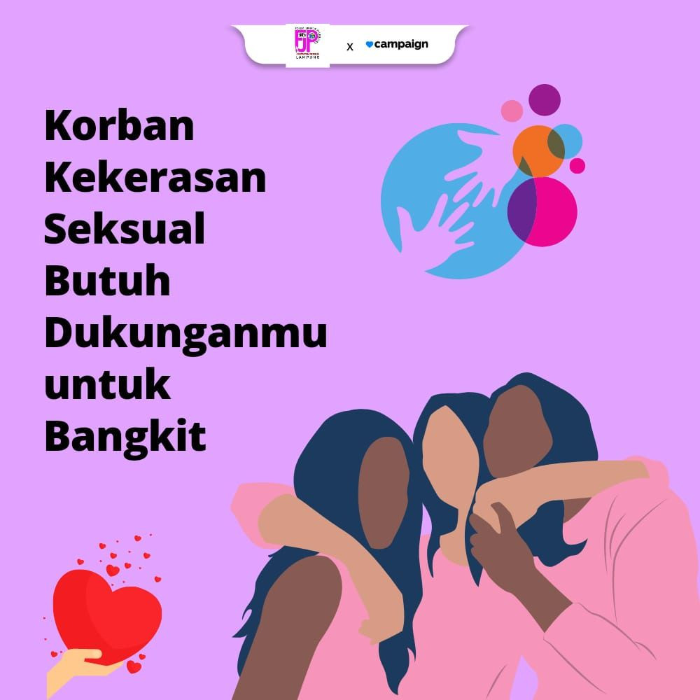 FJPI Lampung Aksi Kampanye Digital Peduli Korban Kekerasan Seksual