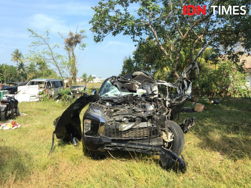 Pj Bupati Aceh Timur Kecelakaan, Mobil Ringsek Parah