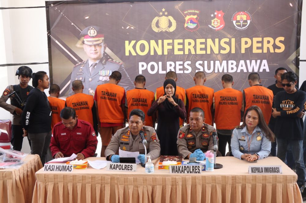 Perampokan WNA di Sumbawa: 5 Pelaku Ditangkap, 3 Masuk DPO 