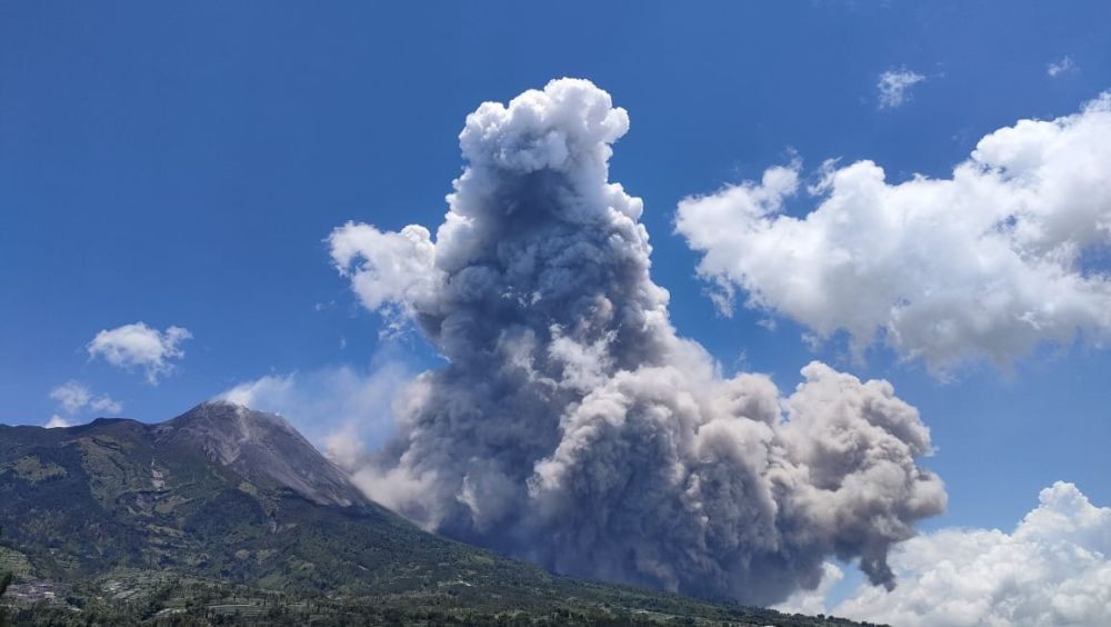 Sejumlah Lokasi Terdampak Abu Vulkanik Awan Panas Merapi