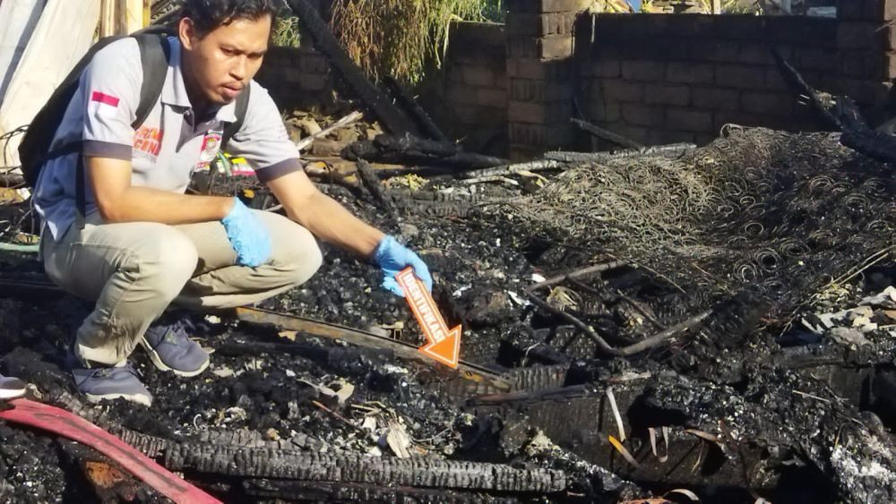 Kebakaran di Gili Trawangan, Rumah dan Indekos Rata dengan Tanah 