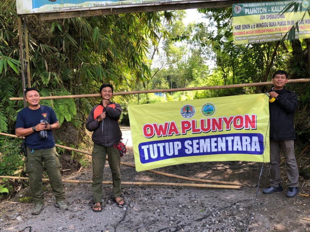 Objek Wisata Taman Nasional Gunung Merapi Ditutup Sementara