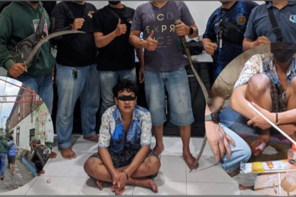 Gangster Beraksi Lagi Di Surabaya, Ada Yang Pakai Narkoba