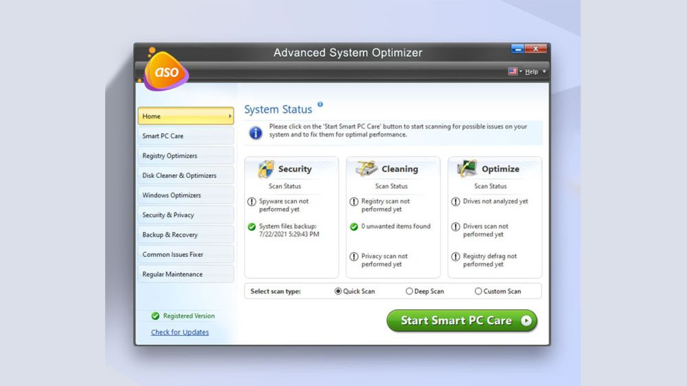 Advanced system optimizer для windows 10