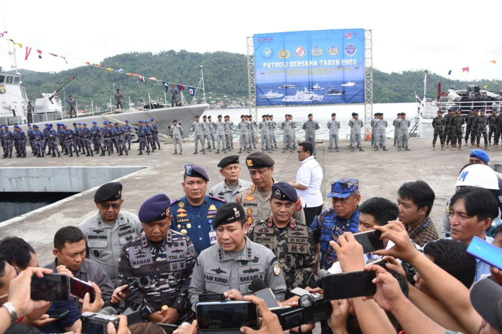 Bakamla RI Pimpin Patroli Bersama Berantas Pelanggaran Hukum di Laut