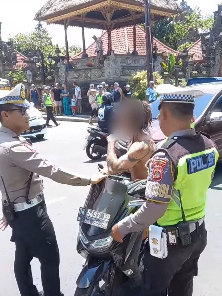 Polisi Tertibkan Rental Motor Setelah Menilang WNA di Ubud