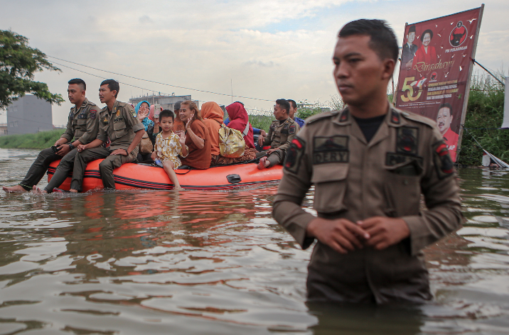 Bencana Banjir Datang Lagi, 8 Posko Bencana BPBD Kota Tangerang Siaga