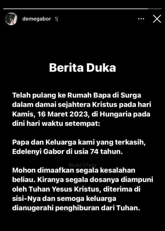 Papa Gabor Meninggal Dunia 10 Kenangannya Dan Laura Anna