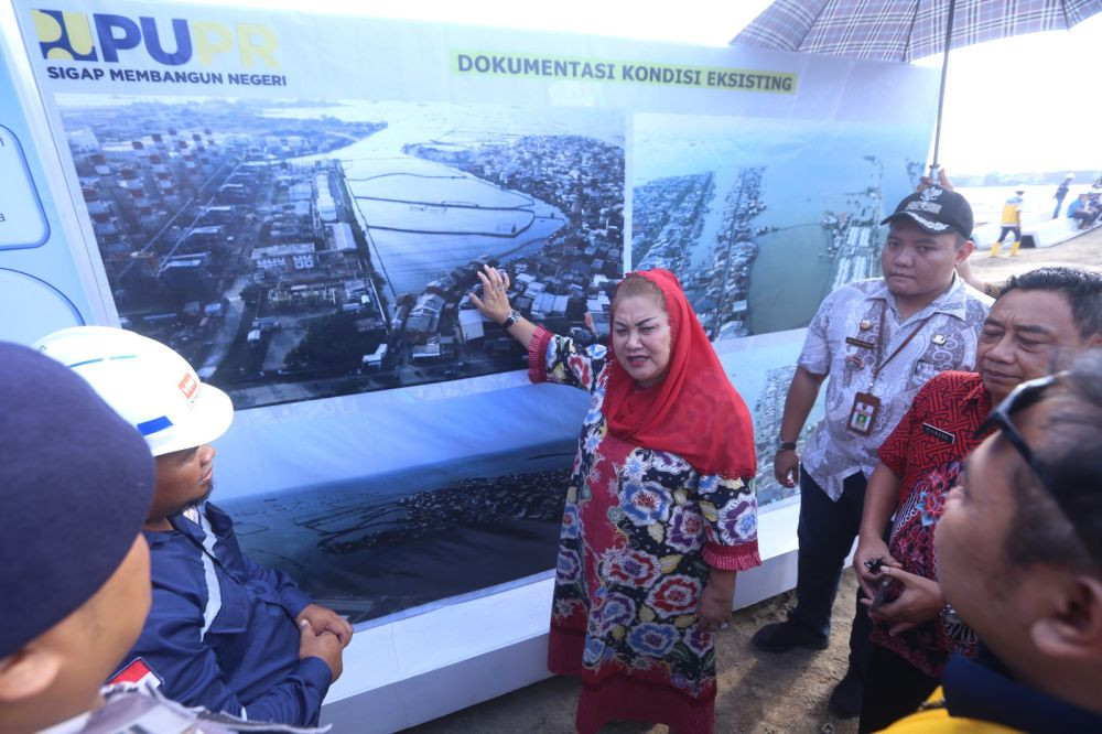Pembangunan Sabuk Pantai di Tambak Lorok Semarang Selesai Akhir 2023 