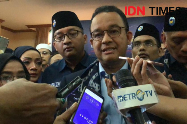Soroti UMKM, Anies Hadiri Pelantikan Sayap Partai NasDem di Bekasi