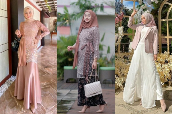 10 Style Pesta Hijab ala Poppy Ferdias, Model Pilihannya Berkelas