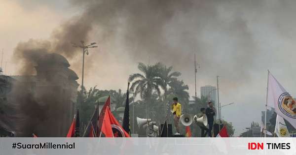 Mahasiswa Bubarkan Diri Meski Tak Bertemu Ketua DPR