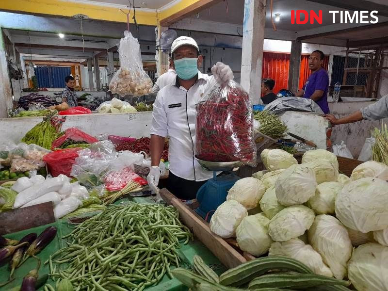 DKP PPU Uji Pangan di Pasar Tradisional Jelang Bulan Ramadan