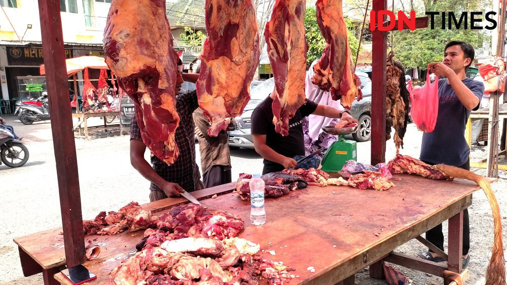 Meugang, Harga Daging Sapi di Banda Aceh Sampai Rp180 Ribu Per Kg