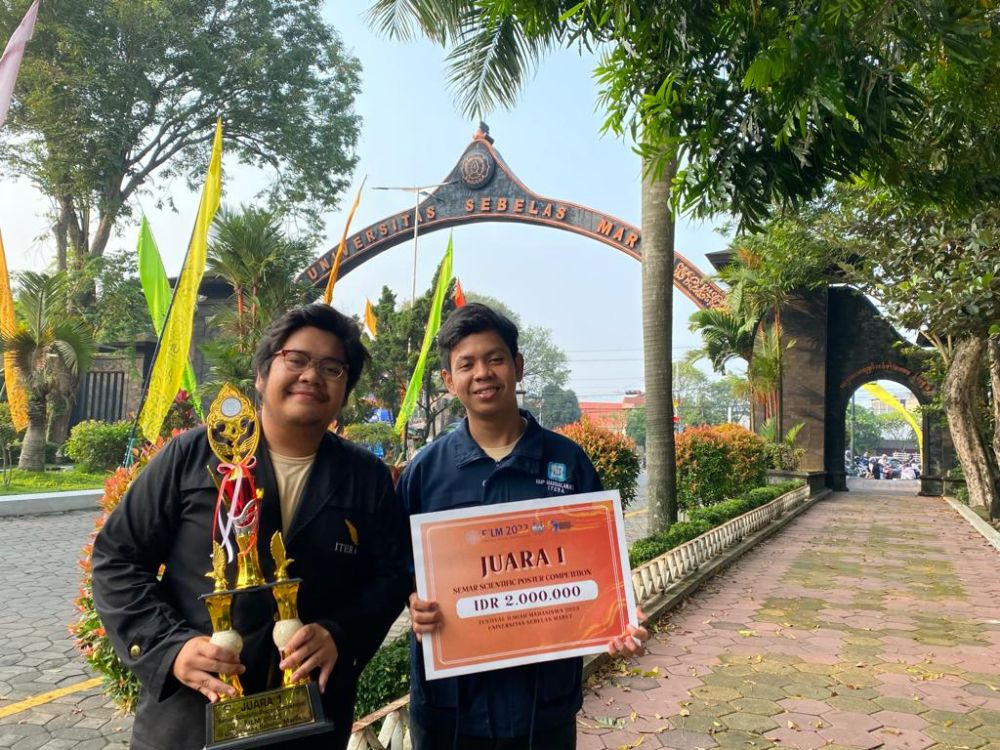 Mahasiswa ITERA Sabet Juara 1 Festival Ilmiah, Kalahkan Kampus Ternama