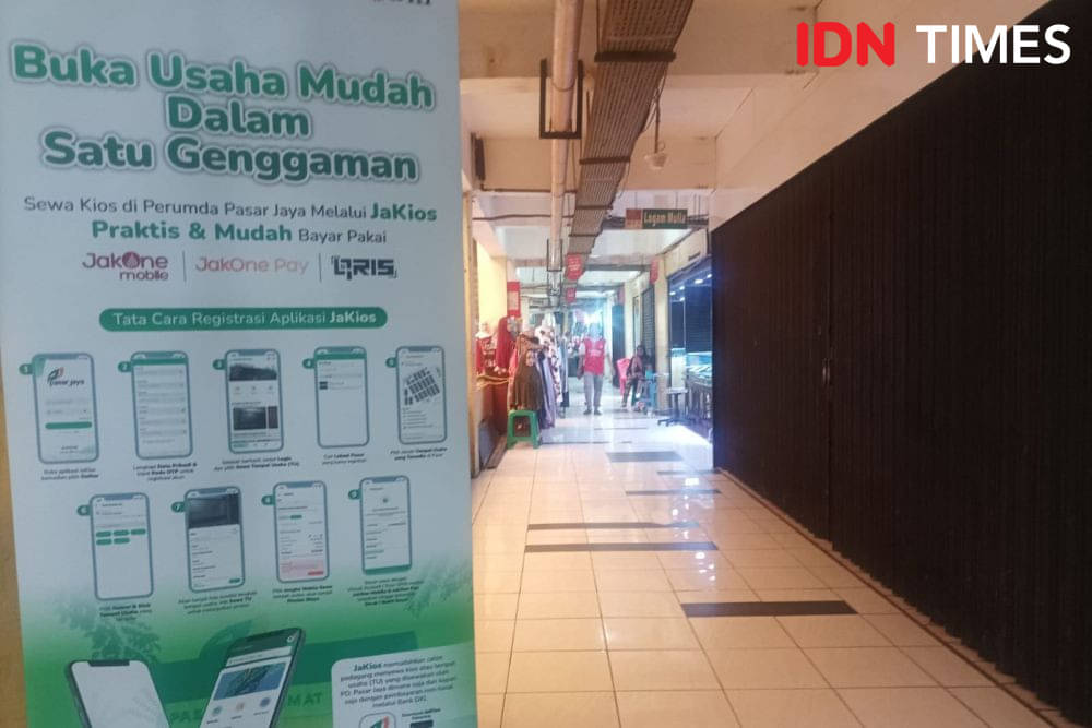 Mantap, Pedagang Bisa Sewa Kios Pasar Di Jakarta Hanya Lewat