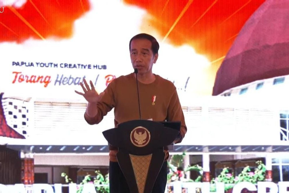 Presiden Jokowi Meresmikan Gedung Papua Youth Creative