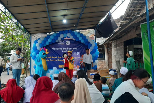 Jelang Ramadan, Anak Yatim Piatu Diajak Bersyukur Lewat Dongeng