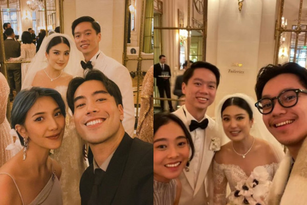 9 Potret Tamu Artis di Nikahan Kevin Sanjaya dan Valencia, Aura Mahal!