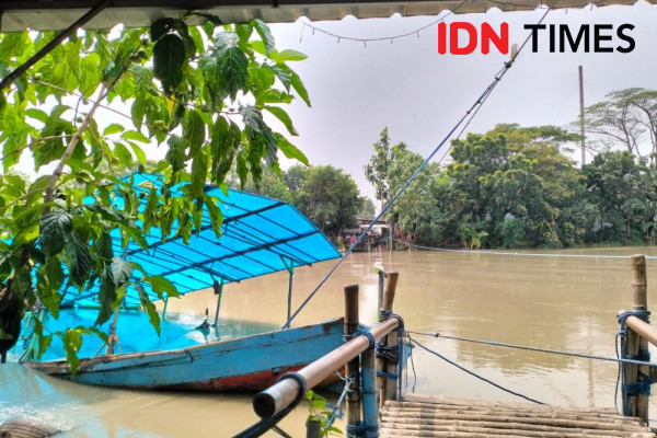 Perahu Tambang di Karang Pilang Surabaya Tenggelam, 1 Orang Hilang