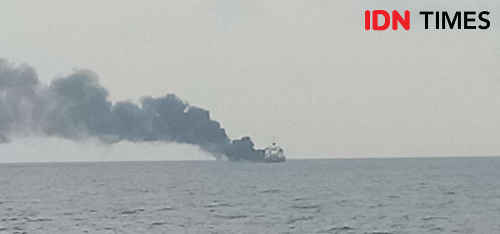 KNKT Investigasi Penyebab Kebakaran Kapal MT Kristin di Lombok