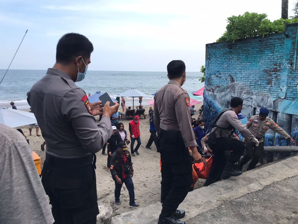 Dilaporkan Hilang, Suja Ditemukan Terapung di Laut Canggu 