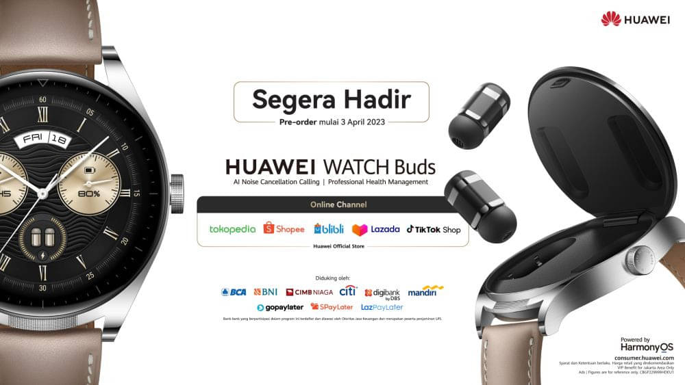 HUAWEI WATCH Buds Hadir Di Indonesia, Ini Spek Dan Harganya!