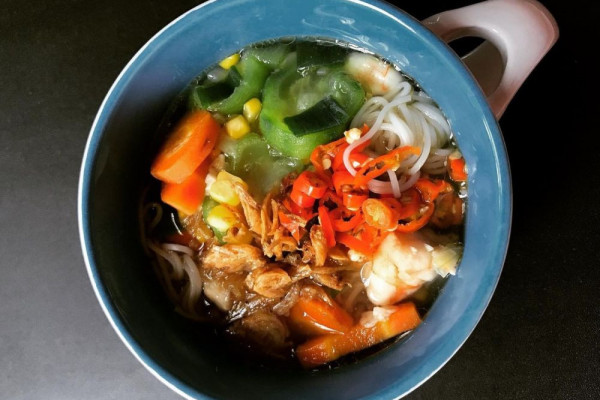 Resep Sup Udang Misoa yang Segar dan Nikmat, meski Tanpa Nasi