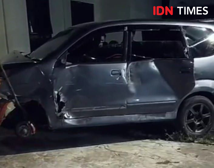 Aksi Pencurian Lembu di Aceh Tamiang Gagal Usai Mobil Tabrak Truk