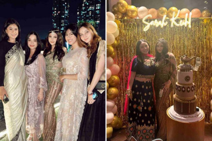 10 Potret Artis Selebgram Hadir Pesta Ultah Sarah Keihl