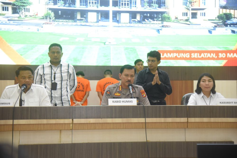 Polda Lampung Bongkar Sindikat Streaming Ilegal SBO TV Iklan Judi Online