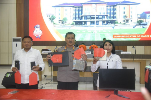 Polda Lampung Bongkar Sindikat Streaming Ilegal SBO TV Iklan Judi Online