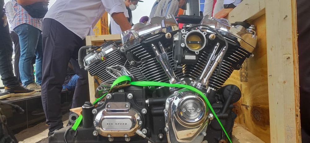 Mesin Harley Bodong Gagal Diselundupkan Lewat Sumsel ke Jakarta