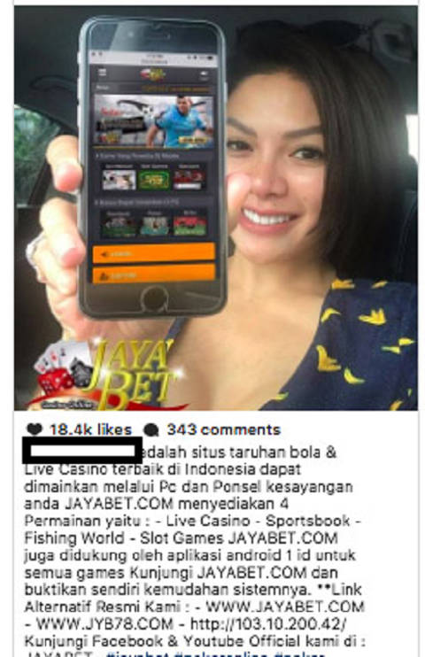 Daftar Artis Yang Pernah Diduga Promosi Judi Online