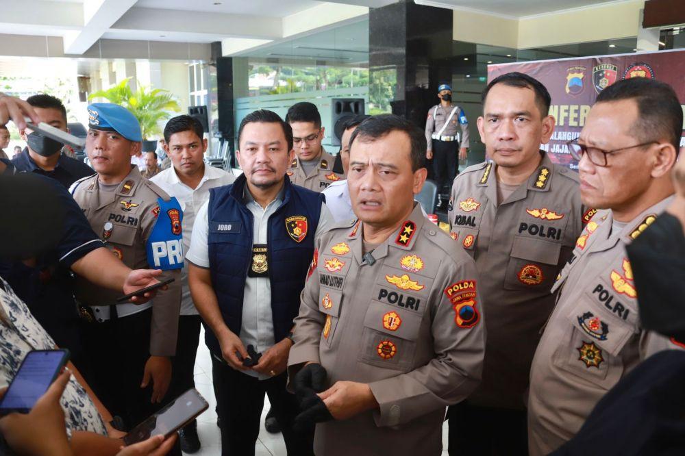 Polda Jateng Rangkul Perguruan Silat untuk Deklarasikan Pemilu Damai