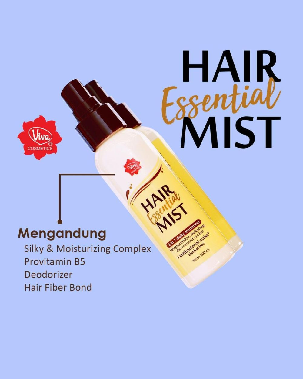 5 Rekomendasi Hair Mist Anti Rambut Lepek Dan Bau Apek