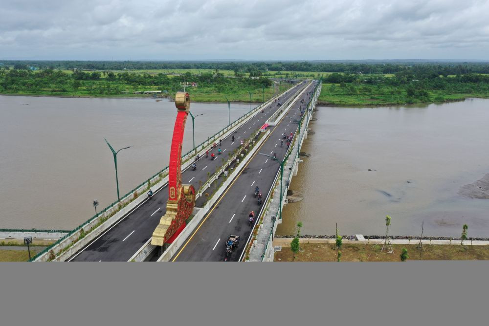 Pesona Jembatan Kretek 2, Siap Diresmikan Presiden Joko Widodo