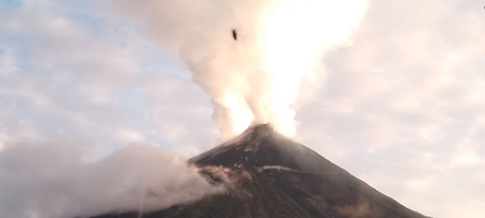 Aktivitas Gunung Api Karangetang di Sulawesi Utara Menurun