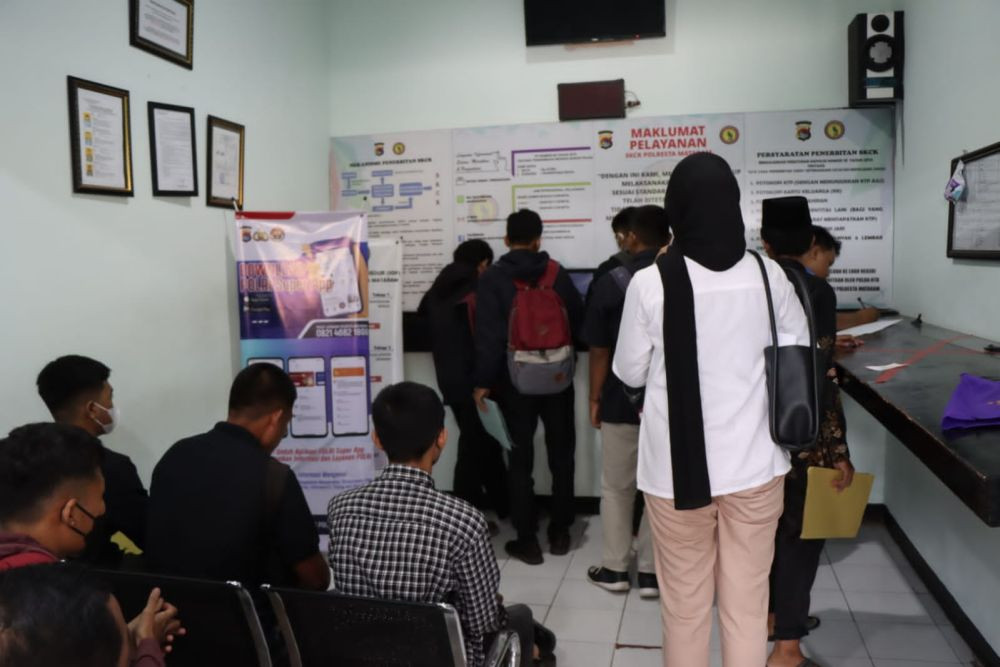 Penerimaan Polri dan TNI, Permohonan SKCK di Mataram Naik 50 Persen  