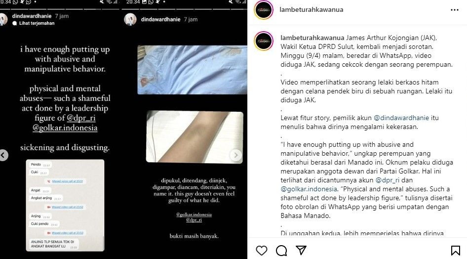 Viral Video Diduga Wakil Ketua DPRD Sulut Cekcok dengan Seorang Wanita
