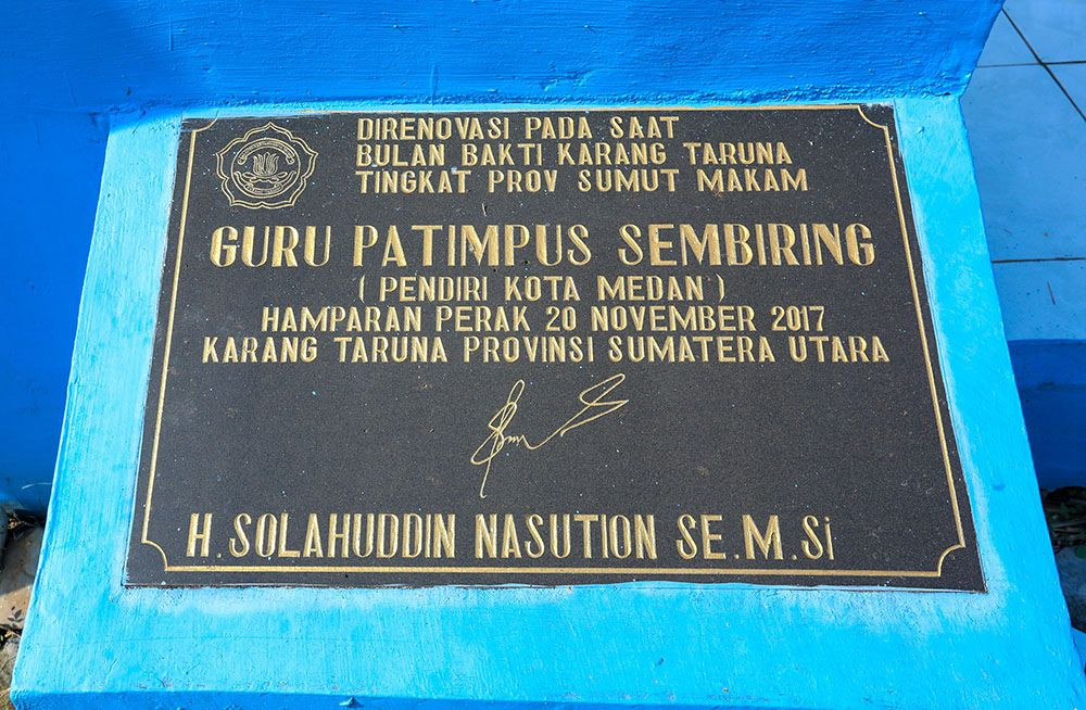 Potret Makam Guru Patimpus Pendiri Kota Medan