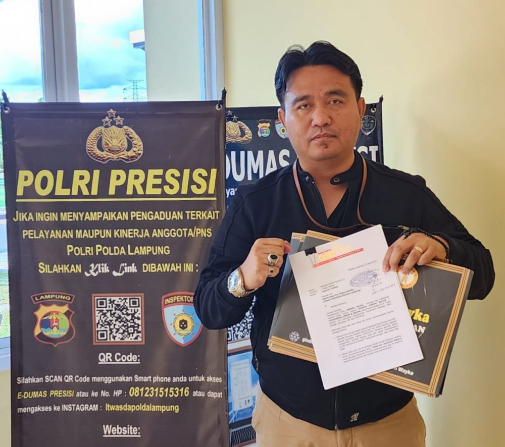 Polda Lampung Dalami Surat Aduan Konten TikTok Viral Awbimax Reborn