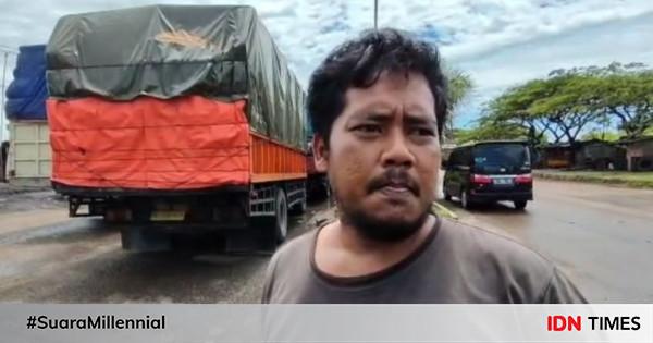 Truk Logistik Di Pelabuhan Ciwandan Korban Bajing Loncat