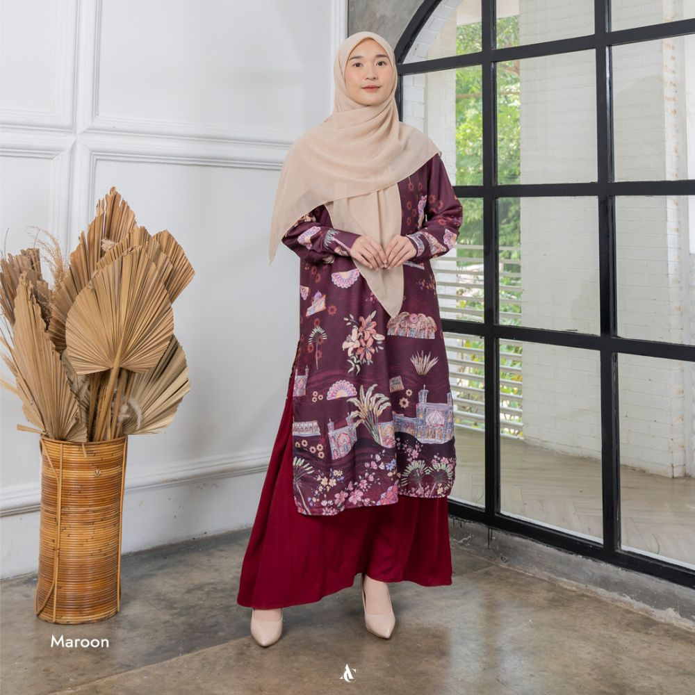 9 Dress Muslim Warna Bold untuk Hari Raya, Auto Cetar