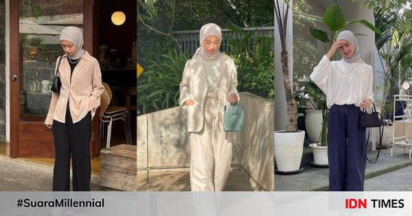 Padu Padan Kulot Hijab Kana Az Zahra Chic Minimalis