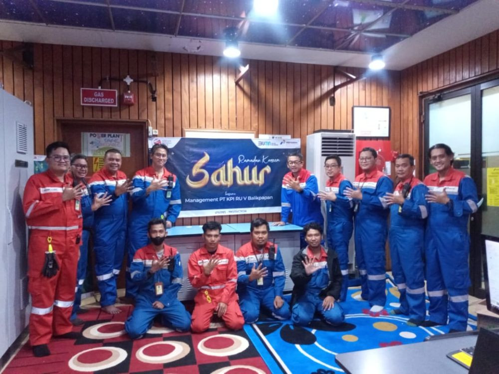 Manajemen Pertamina Balikpapan Melaksanakan Sahur di Kilang 