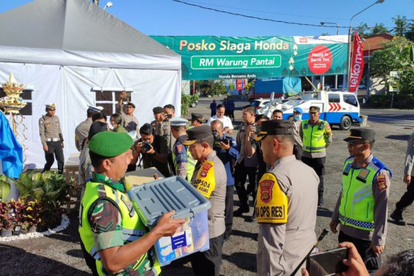 Kapolda Bali Cek Kesiapan Pos Pelayanan Terpadu Desa Selabih