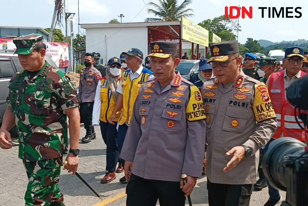 Kapolri Sebut Puncak Arus Mudik 2023 Pelabuhan Bakauheni Telah Terjadi